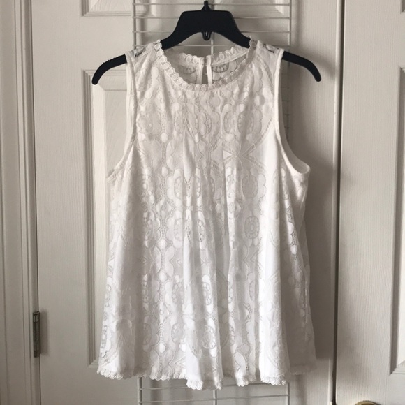 Alter’d State lace overlay sleeveless top size M - Picture 1 of 7